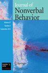 JOURNAL OF NONVERBAL BEHAVIOR封面